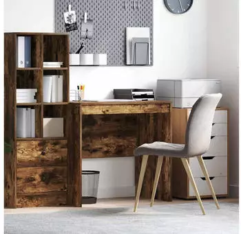 vidaXL Schreibtisch Ger&auml;ucherte Eiche 80x50x76cm (869430)