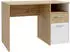 Forte Culgoa Schreibtisch Artisan Eiche/Weiß 110x75,3x60cm (Culgoa)