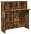 vidaXL Empfangstheke Räuchereiche 200x50x103,5cm Holzwerkstoff (3324218)