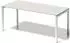 Bisley Cito Schreibtisch 180x80x74cm Tischplatte grauweiß, Gestell verkehrsweiß (DUF1808GW396)