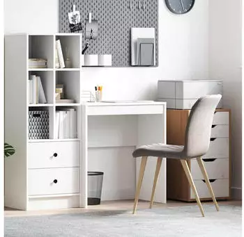 vidaXL Schreibtisch Wei&szlig; 70x40x76cm (869378)