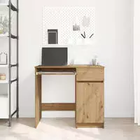 vidaXL Schreibtisch Artisan-Eiche 86x49x76 cm Holzwerkstoff