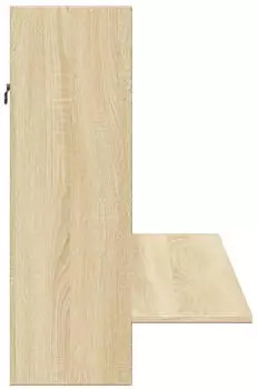 vidaXL Wandschreibtisch Sonoma-Eiche 105x48x75cm Holzwerkstoff