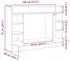 vidaXL Wandschreibtisch Sonoma-Eiche 105x48x75cm Holzwerkstoff