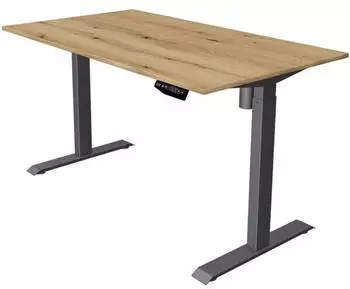 Kerkmann Move 1 Sitz-/Stehtisch elektrisch h&ouml;henverstellbar 140x80cm, Eiche/Anthrazit (10182755)