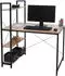 Mendler HWC-K81 Schreibtisch mit Regal 100x60cm Metall MDF (98670)