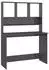 vidaXL Schreibtisch mit Regalen Hochglanz-Grau 110x45x157cm (800395)