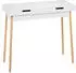 CLP Porto Schreibtisch Holz 2 Schubladen 140cm (202031302)