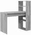 vidaXL Schreibtisch mit Stauraum Grauer Sonoma 113x54x120cm Holzwerkstoff (869279)