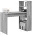 vidaXL Schreibtisch mit Stauraum Grauer Sonoma 113x54x120cm Holzwerkstoff (869279)