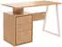MCW Schreibtisch MCW-O32 mit Schublade, Melamin Holz, Ulme Natur, 118x77x58cm (99393)