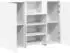 vidaXL Empfangstheke 135x50x103,5cm Holzwerkstoff, Weiß