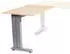 Rocada Metal Anstelltisch 100x60x73cm Melamin Buche, Gestell grau (2102AC01)