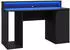 Mirjan24 Ayo Gaming-Schreibtisch 140x91x65cm Holzwerkstoff, 1 Schublade, Schwarz