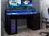 Mirjan24 Ayo Gaming-Schreibtisch 140x91x65cm Holzwerkstoff, 1 Schublade, Schwarz
