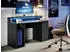 Mirjan24 Ayo Gaming-Schreibtisch 140x91x65cm Holzwerkstoff, 1 Schublade, Schwarz