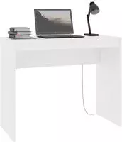 vidaXL Schreibtisch Wei&szlig; 90&times;40&times;72 cm Holzwerkstoff