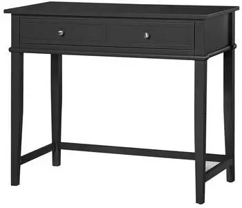 Mid.you Franklin Schreibtisch 1 Schublade, Holzwerkstoff, schwarz (001089021701)