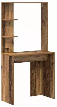 vidaXL Schreibtisch Altholz-Optik 78,5x37x154,5cm Holzwerkstoff