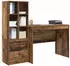 vidaXL Schreibtisch mit Schubladen 2-tlg. Altholz (3337375)