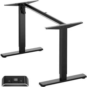 Onkron WDF221E Tischgestell elektrisch h&ouml;henverstellbar 120-170cm, bis 70kg, Schwarz (WDF221E-B)