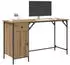 vidaXL Computertisch Artisan-Eiche 131x48x75cm Holzwerkstoff (882833)