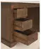 Massivmoebel24 Oxford #420 Schreibtisch Akazie 150x85x76cm nougat lackiert (09-360-620-4519)