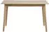 ebuy24 Marte Schreibtisch 2 Schubladen, 120x75x60cm, Eiche furniert