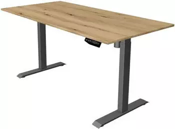 Kerkmann Move 1 Sitz-/Stehtisch elektrisch h&ouml;henverstellbar 160x80cm, 74-123cm Eiche/Anthrazit (10181555)