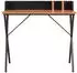 vidaXL Schreibtisch Schwarz und Braun 80x50x84cm (20274)