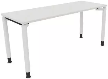 Soennecken Schreibtisch All in One 160x60cm, manuell h&ouml;henverstellbar 68-82cm, wei&szlig; (810039301)