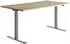 Topstar E-Table Schreibtisch elektrisch höhenverstellbar 160x80cm Ahorn/Grau (TTS16080GA)