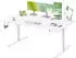 Vasagle Höhenverstellbarer Schreibtisch 160x80cm USB-C 3 Speichertasten, mattweiß (LSD146WZ02)