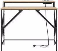 vidaXL Schreibtisch Sonoma-Eiche 100 x 50 x 86,5 cm Holzwerkstoff