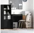 vidaXL Schreibtisch Eichenholz-Optik Schwarz 60x50x76cm (869411)