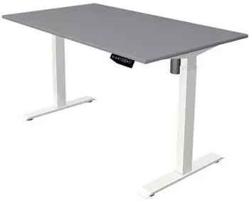 Kerkmann Move 1 Sitz-Steh-Schreibtisch elektrisch h&ouml;henverstellbar 140x80cm Graphit/Wei&szlig; (10358412)