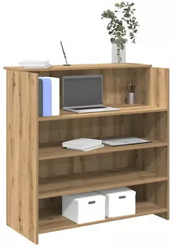 vidaXL Empfangstheke Artisan-Eiche 100x50x103,5cm Holzwerkstoff (3324168)