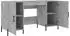 vidaXL Schreibtisch Betongrau 140x50x75cm Holzwerkstoff (829560)