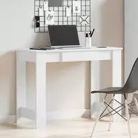 vidaXL Schreibtisch Wei&szlig; 100x45x75 cm Holzwerkstoff