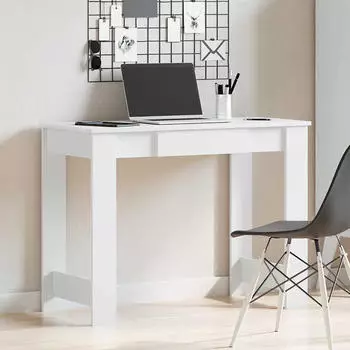 vidaXL Schreibtisch Wei&szlig; 100x45x75cm Holzwerkstoff (860427)