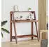 vidaXL Schreibtisch Braun 90x50x103cm Massivholz recycelt (42012401)