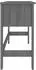 vidaXL HAMAR Schreibtisch Massivholz Kiefer Dunkelgrau 110x40x75cm (340458)
