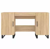vidaXL Schreibtisch Sonoma-Eiche 140x50x75 cm Holzwerkstoff