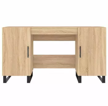 vidaXL Schreibtisch Sonoma-Eiche 140x50x75cm Holzwerkstoff (829575)