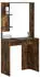 vidaXL Schreibtisch mit Regal Geräucherte Eiche 78,5x37x154,5cm (869342)