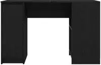 vidaXL Schreibtisch Schwarz Eichen-Optik 120x42x76 cm Holzwerkstoff