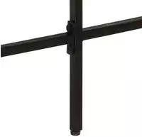 vidaXL Schreibtisch 165x110x77 cm Massivholz Mango und Eisen