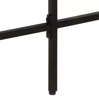 vidaXL Schreibtisch Massivholz Mango & Eisen 165x110x77cm (353333)
