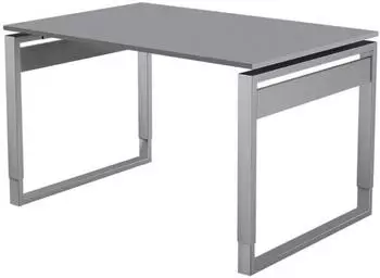 Kerkmann Form 5 Schreibtisch B&uuml;gelgestell 120x80cm Graphit (4050)