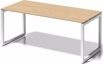 Bisley Cito Schreibtisch 180x80x74cm Ahorn, Gestell verkehrswei&szlig; (DOF1808MP396)